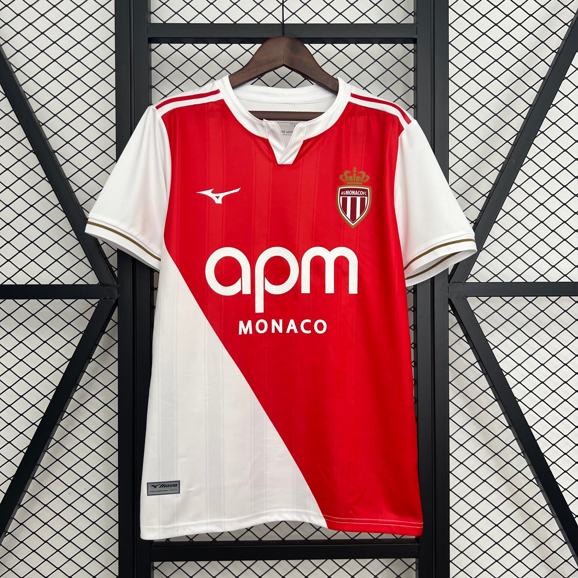 Maglia calcio casa versione fan Monaco 2025/2026