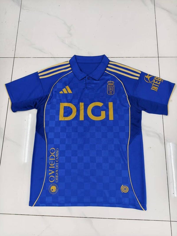 Maglia calcio casa versione fan Real Oviedo 2025/2026