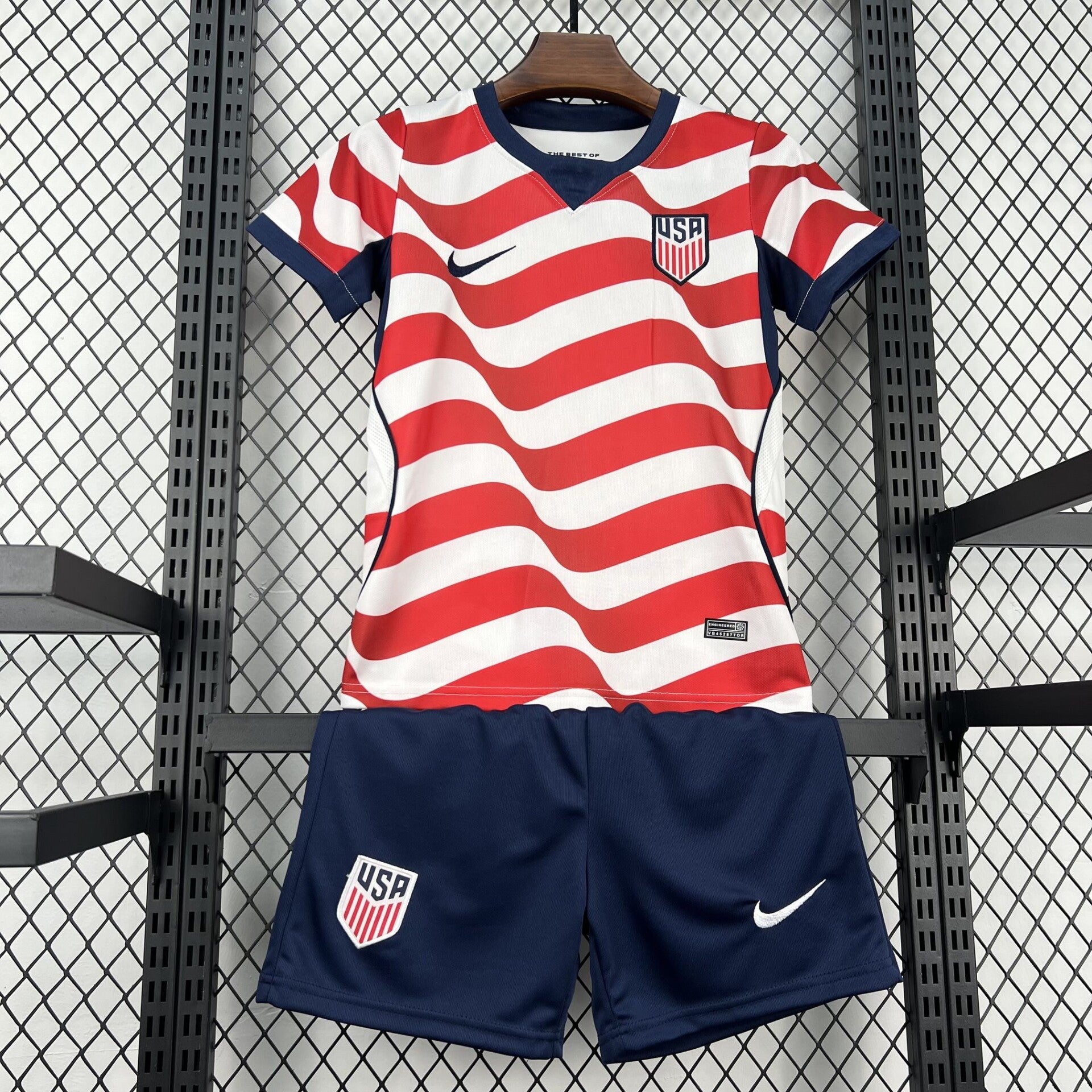 Completo calcio casa bambino USA 2026