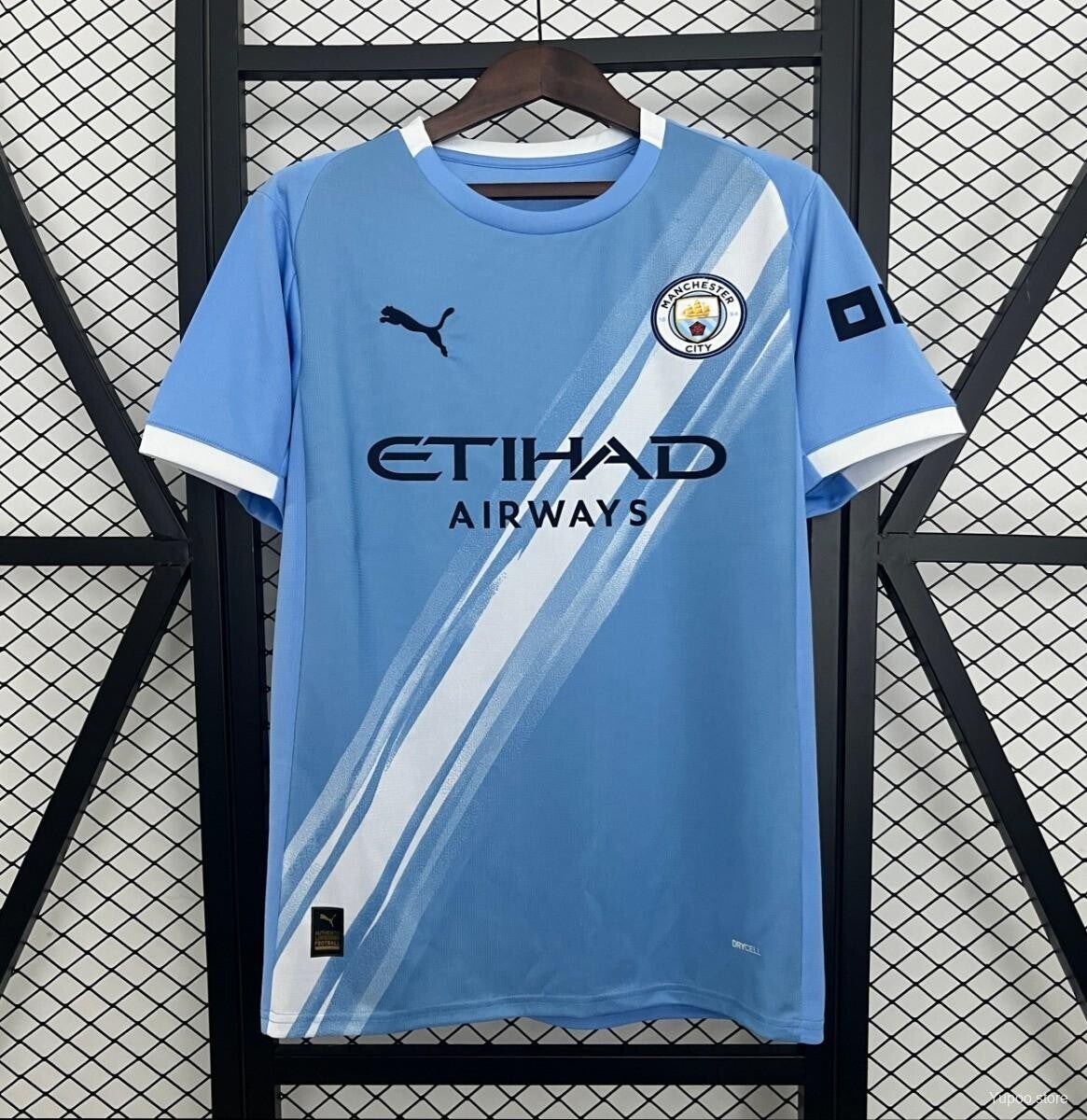 Maglia calcio casa versione fan Manchester City 2025/2026