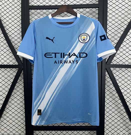 Maglia calcio casa versione fan Manchester City 2025/2026