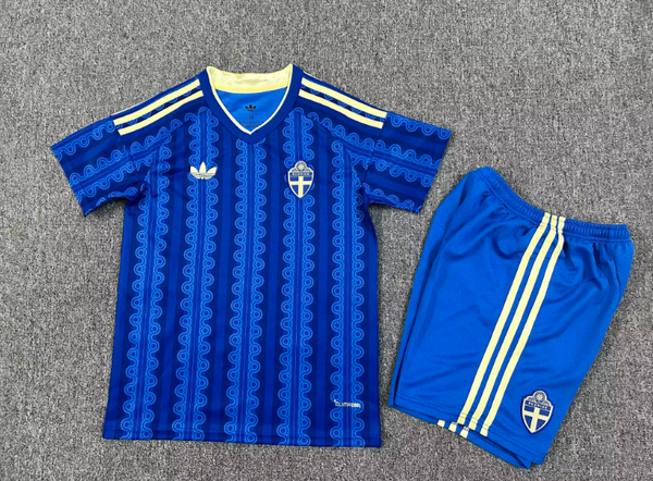 Completo calcio trasferta bambino Svezia 2026