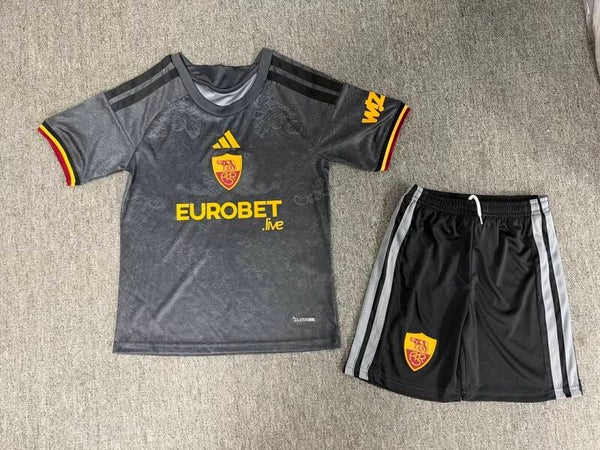 Completo calcio trasferta terza bambino Roma 2026/2027