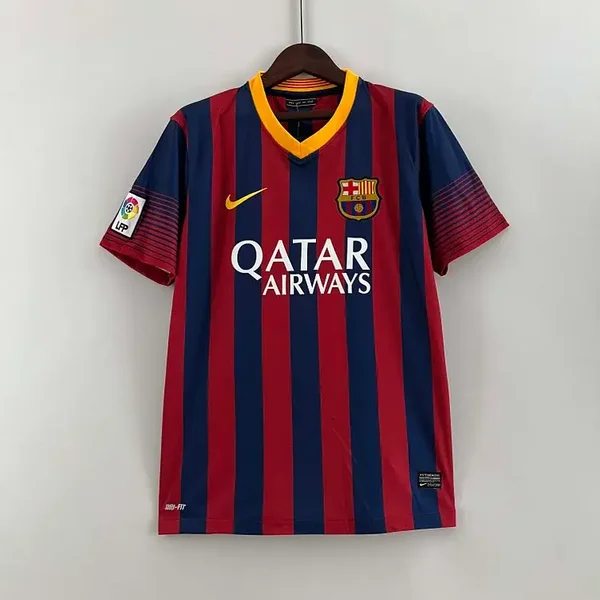 Maglia calcio casa storica retro vintage Barcellona 2013/2014
