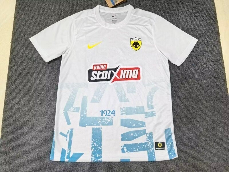 Maglia calcio trasferta terza versione fan AEK Atene 2025/2026