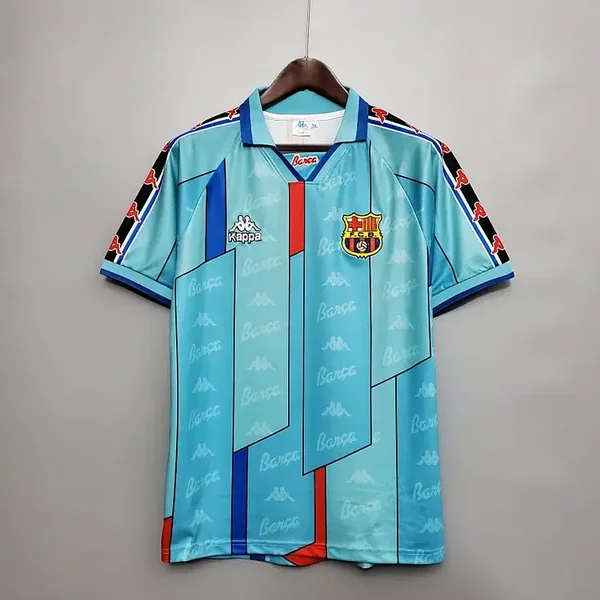 Maglia calcio trasferta storica retro vintage Barcellona 1996/1997