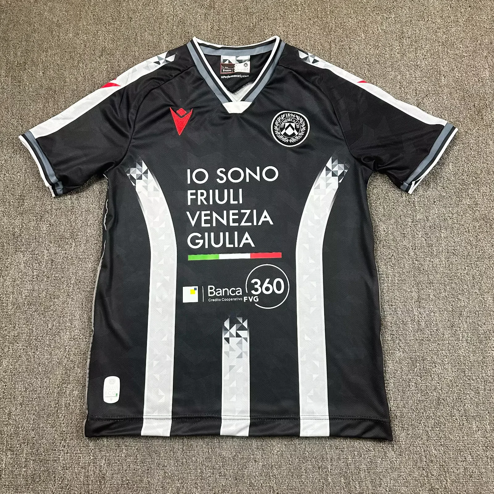 Maglia calcio casa versione fan Udinese 2025/2026