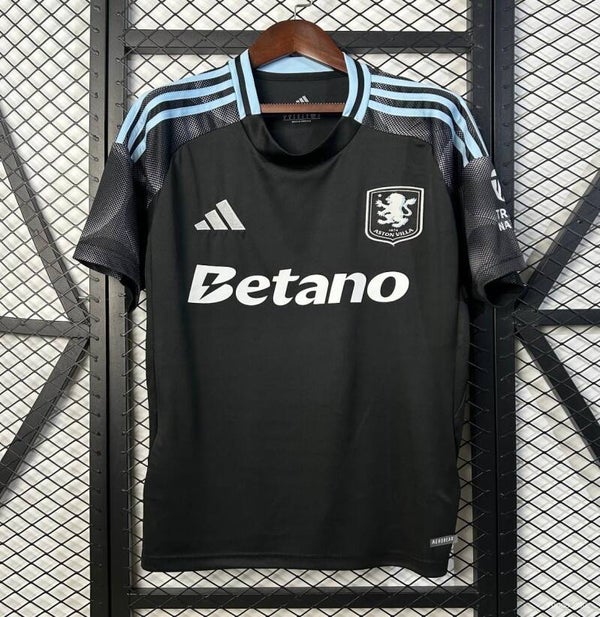 Maglia calcio trasferta versione fan Aston Villa 2025/2026