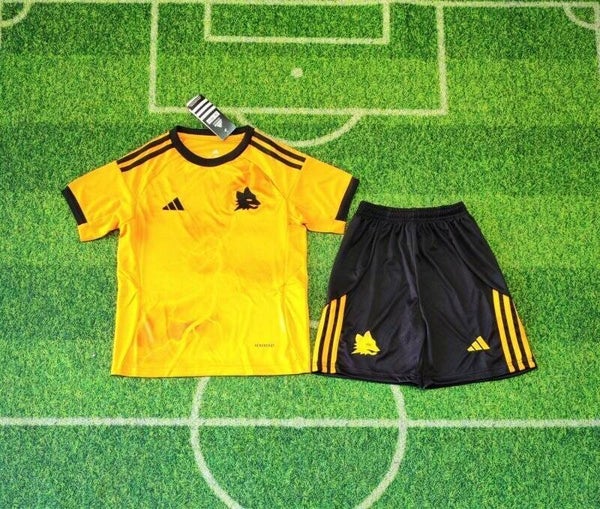 Completo calcio trasferta bambino Roma 2025/2026