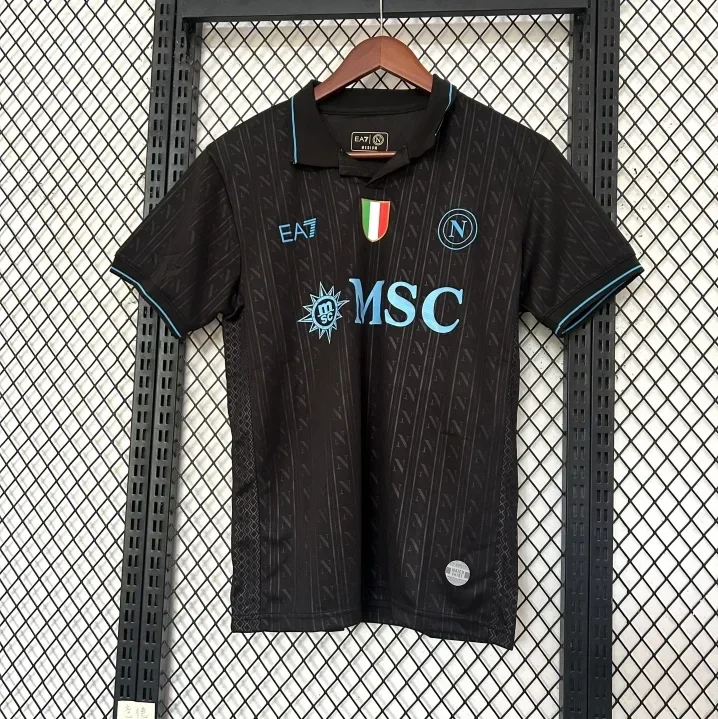 Maglia calcio trasferta terza versione fan Napoli 2025/2026