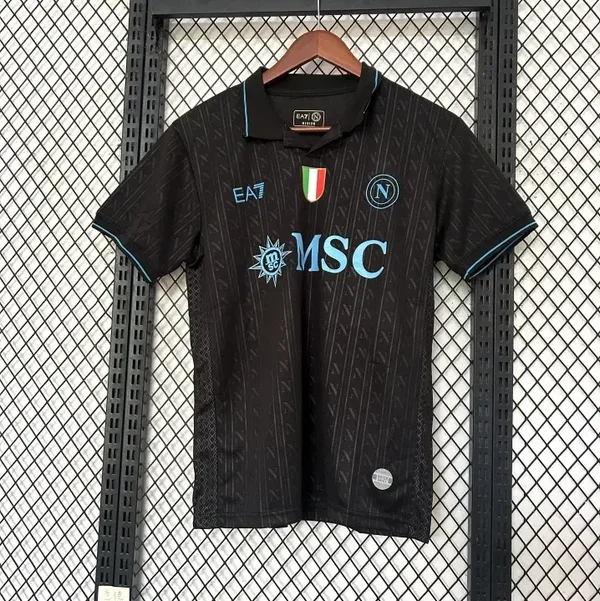Maglia calcio trasferta terza versione fan Napoli 2025/2026