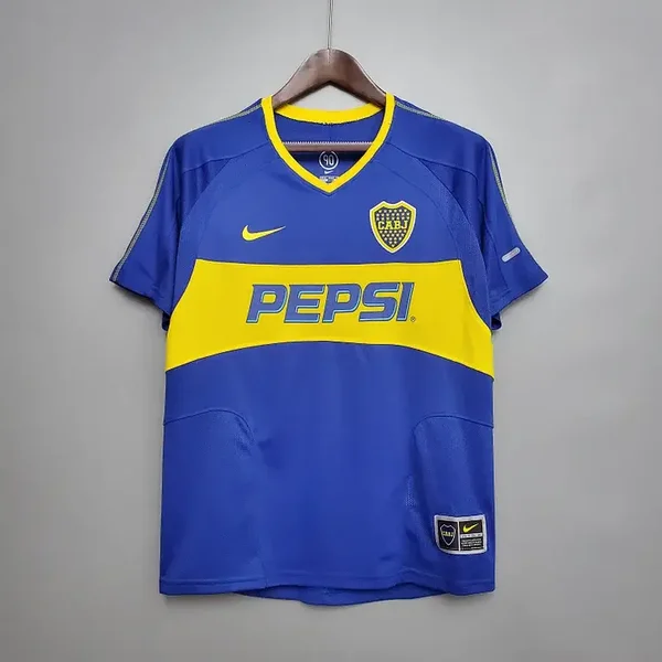 Maglia calcio casa storica retro vintage Boca Junior 2003/2004