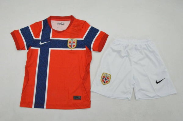 Completo calcio casa bambino Norvegia 2026