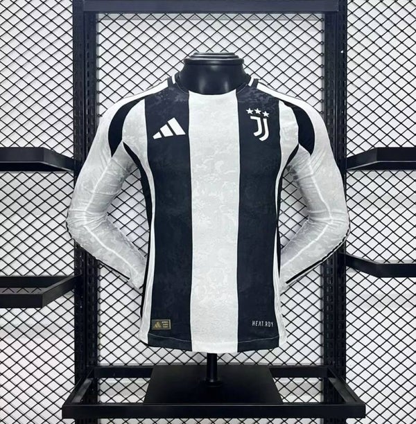 Maglia calcio casa maniche lunghe versione player Juventus 2024/2025