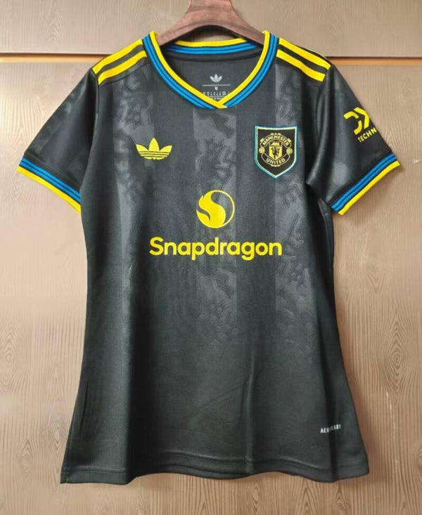Maglia calcio trasferta terza versione fan donna Manchester United 2025/2026