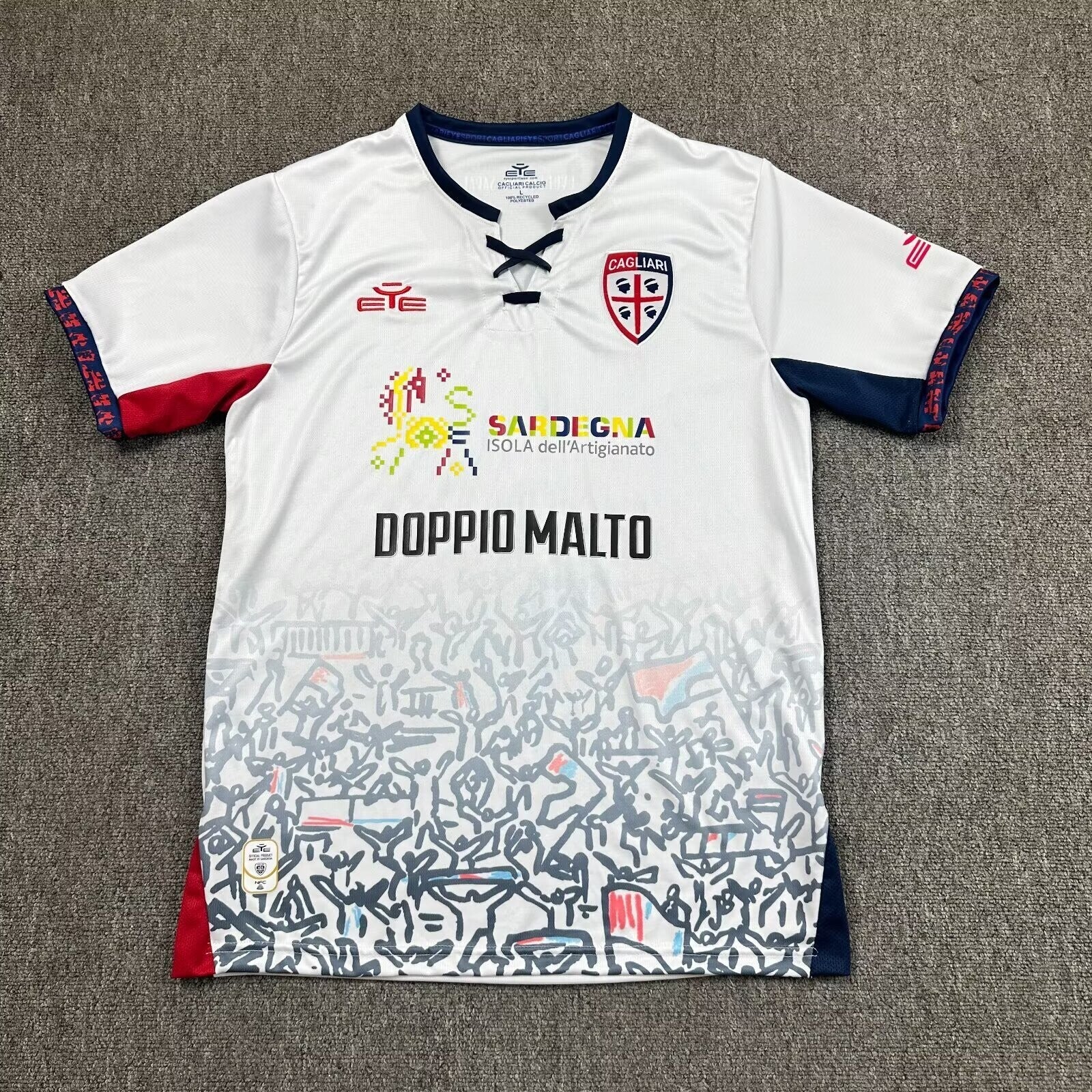 Maglia calcio trasferta versione fan Cagliari 2025/2026