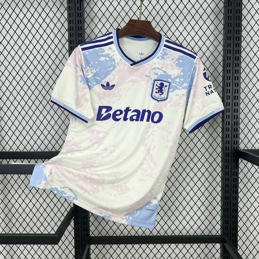 Maglia calcio trasferta terza versione fan Aston Villa 2025/2026