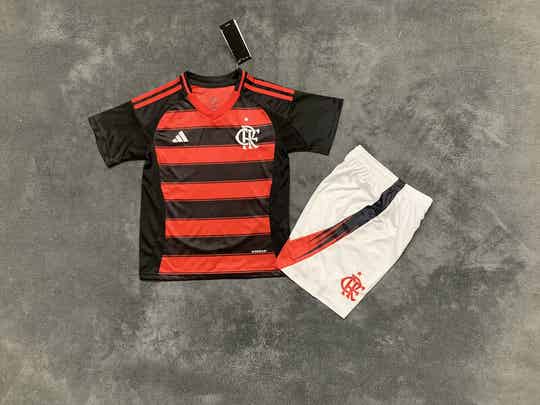 Completo calcio casa bambino Flamengo 2025/2026