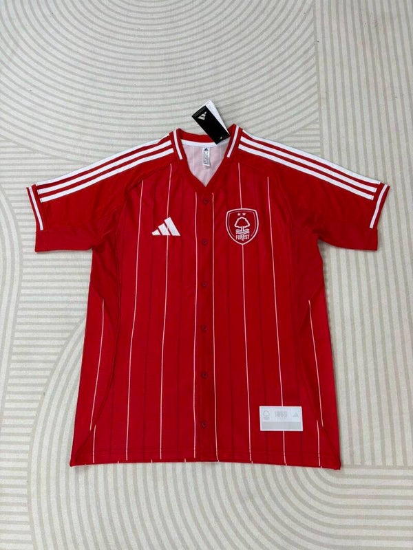Maglia calcio baseball versione fan Nottingham Forest 2025/2026