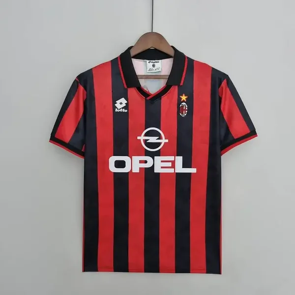 Maglia calcio casa storica retro vintage Milan 1995/1996
