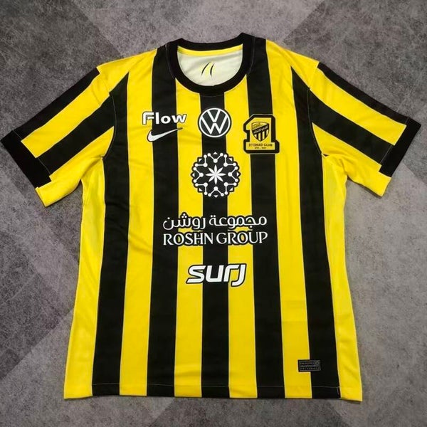 Maglia calcio casa versione fan Al-Ittihad 2025/2026