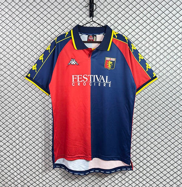 Maglia calcio casa storica retro vintage Genoa 1999/2000
