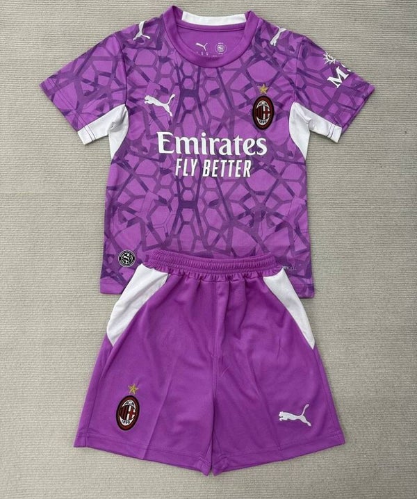 Completo calcio portiere bambino Milan 2026/2027