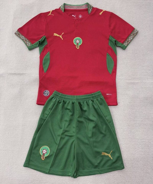 Completo calcio casa bambino Marocco 2026