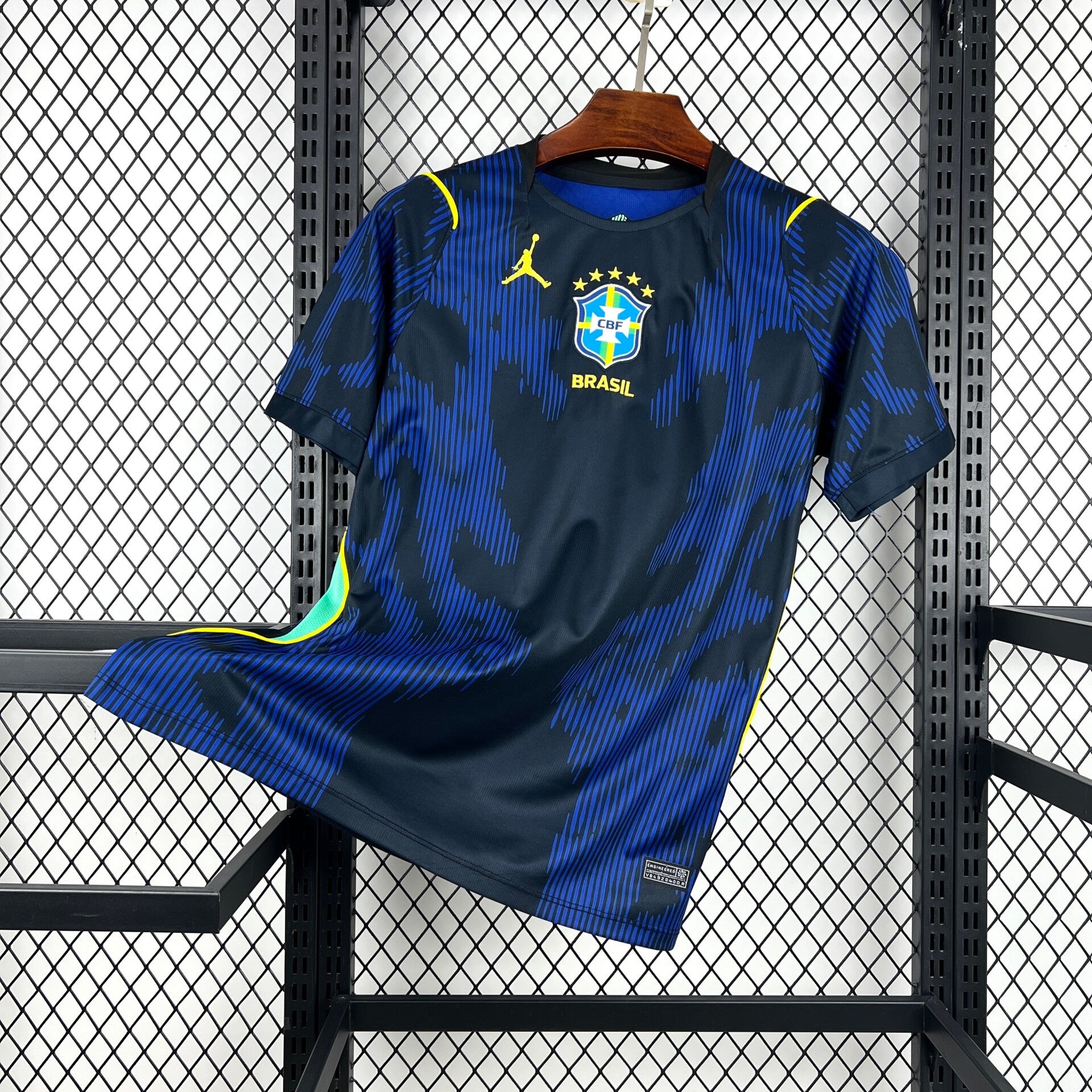Maglia calcio trasferta versione fan Brasile 2026