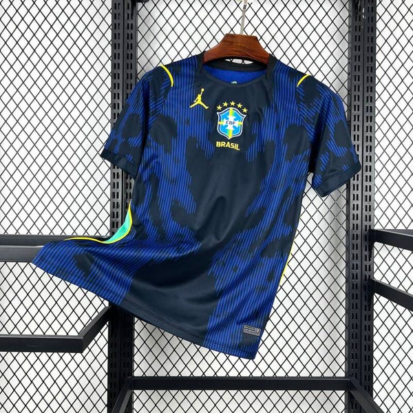 Maglia calcio trasferta versione fan Brasile 2026