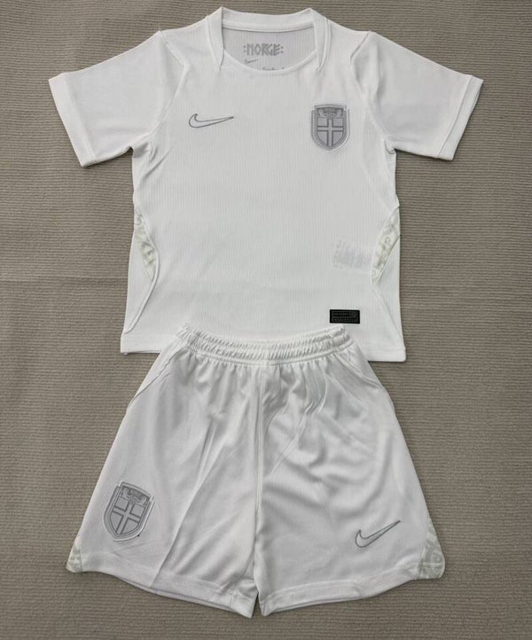 Completo calcio trasferta bambino Norvegia 2026