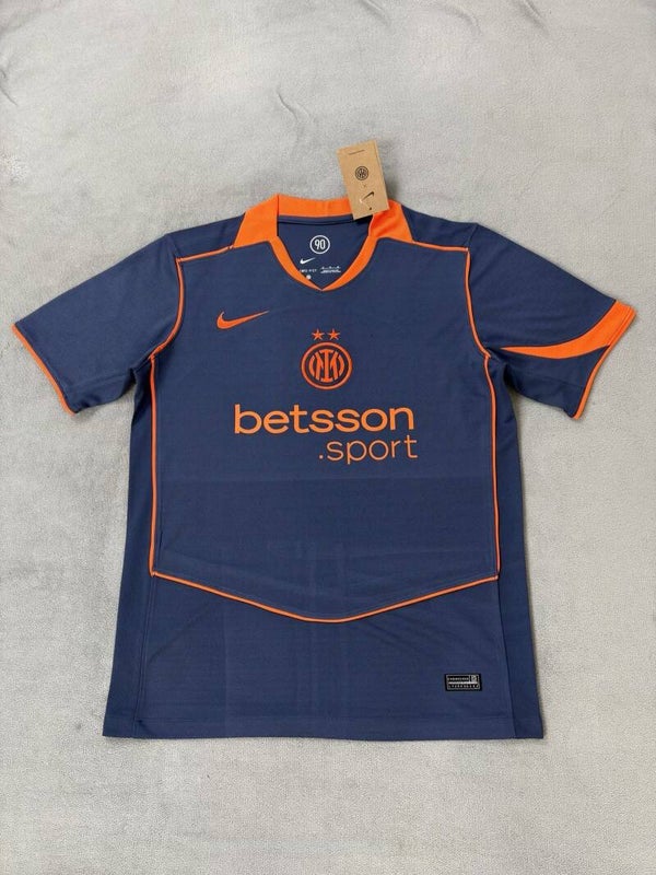 Maglia calcio trasferta terza versione fan Inter 2025/2026