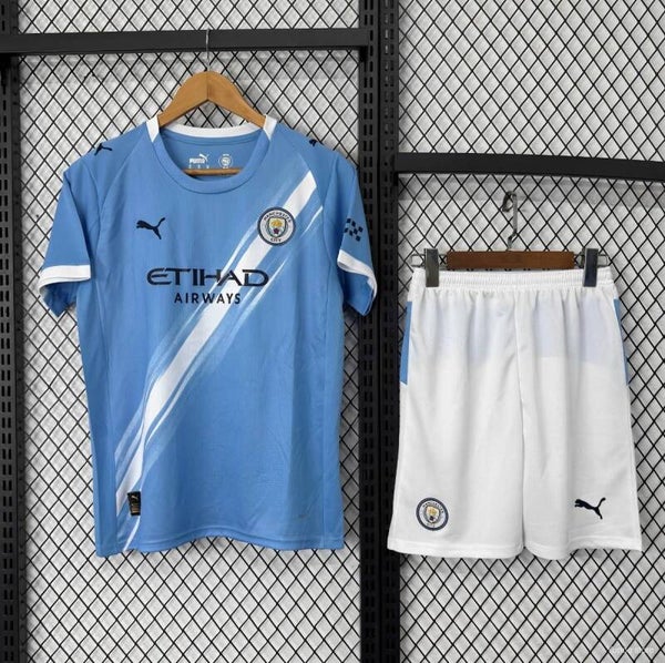 Completo calcio casa bambino Manchester City 2025/2026