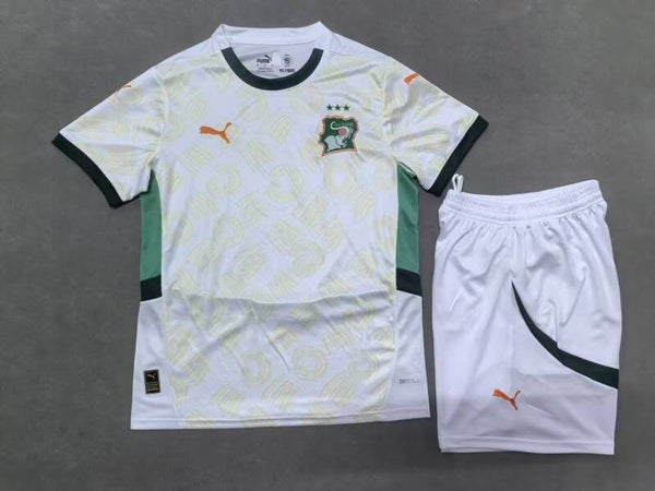 Completo calcio trasferta bambino Costa d'Avorio 2026