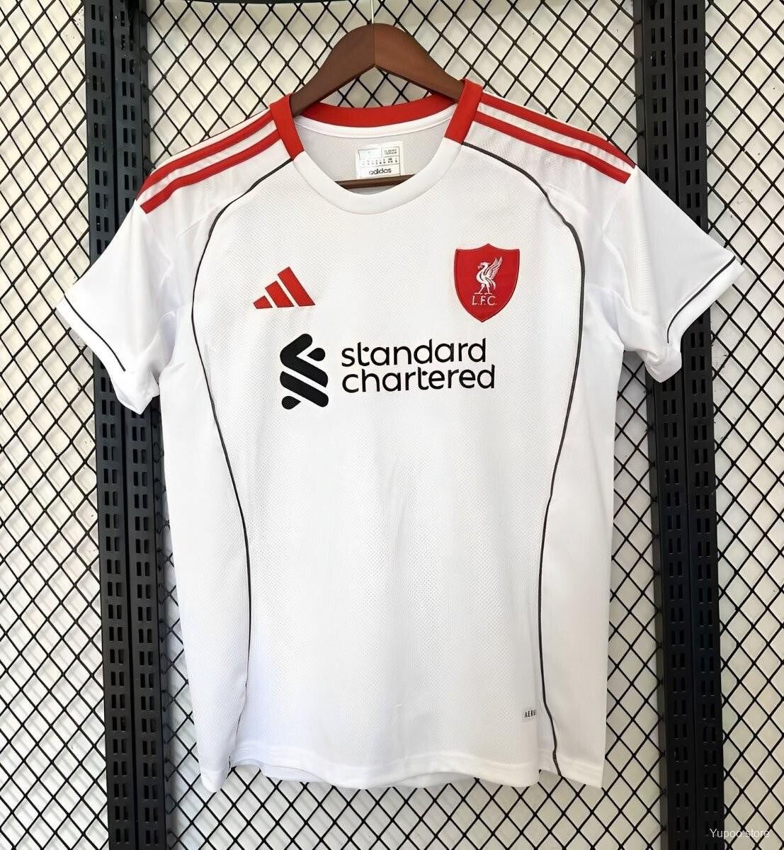 Maglia calcio trasferta versione fan Liverpool 2025/2026