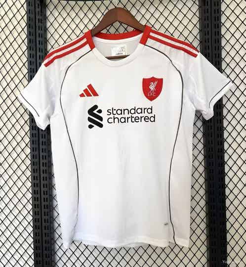 Maglia calcio trasferta versione fan Liverpool 2025/2026
