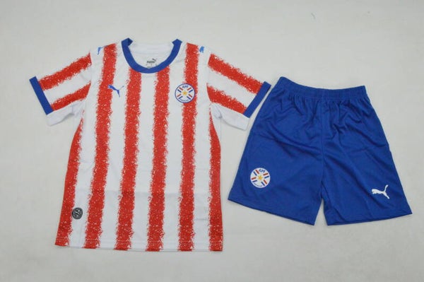 Completo calcio casa bambino Paraguay 2026
