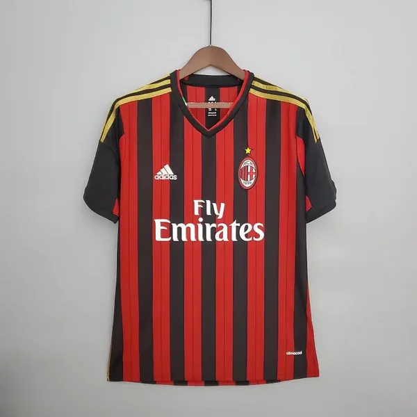 Maglia calcio casa storica retro vintage Milan 2013/2014