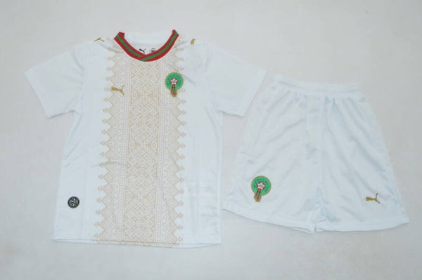 Completo calcio trasferta bambino Marocco 2026
