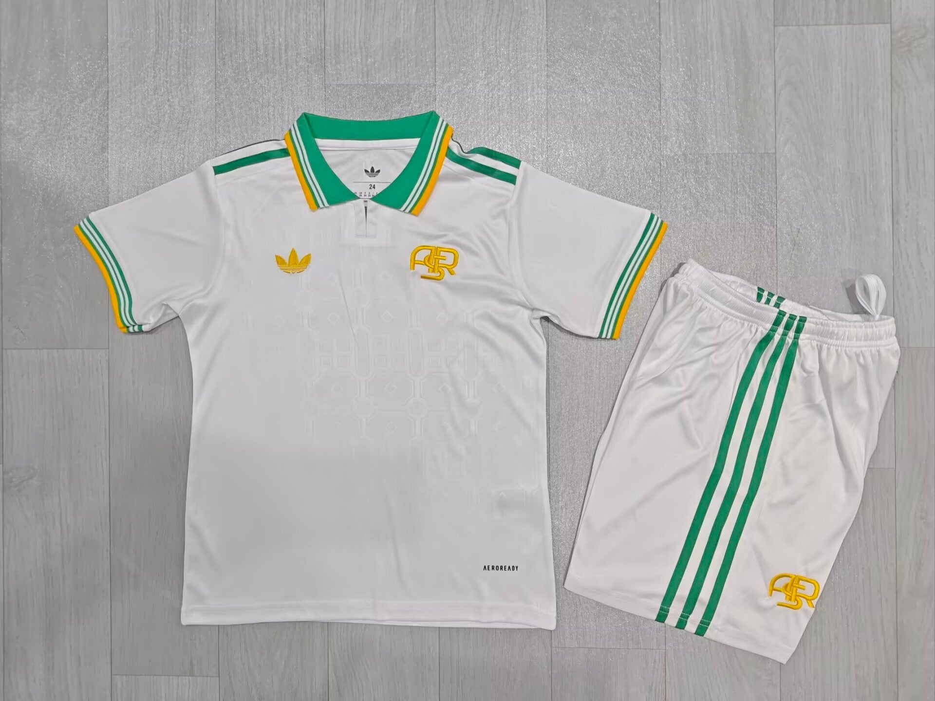 Completo calcio trasferta terza bambino Roma 2025/2026