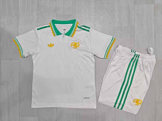 Completo calcio trasferta terza bambino Roma 2025/2026