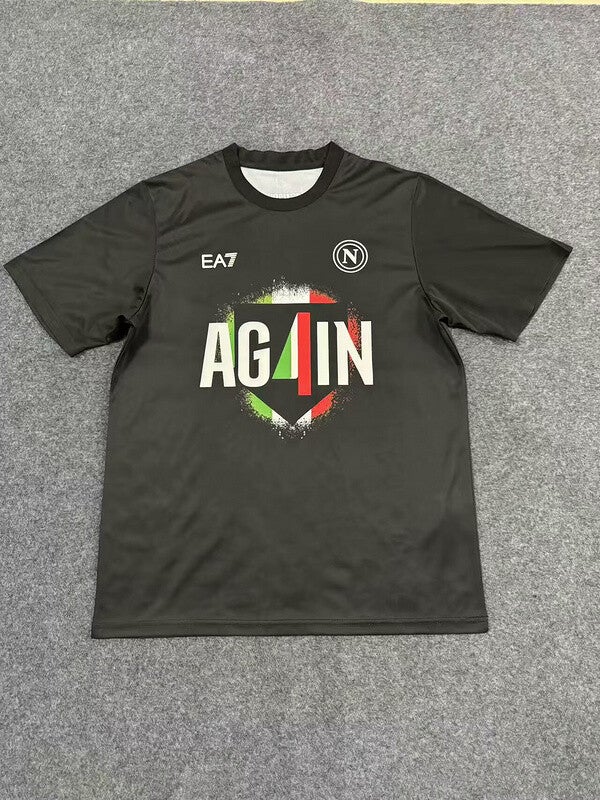 Maglia calcio edizione limitata celebrativa scudetto Napoli 2024/2025