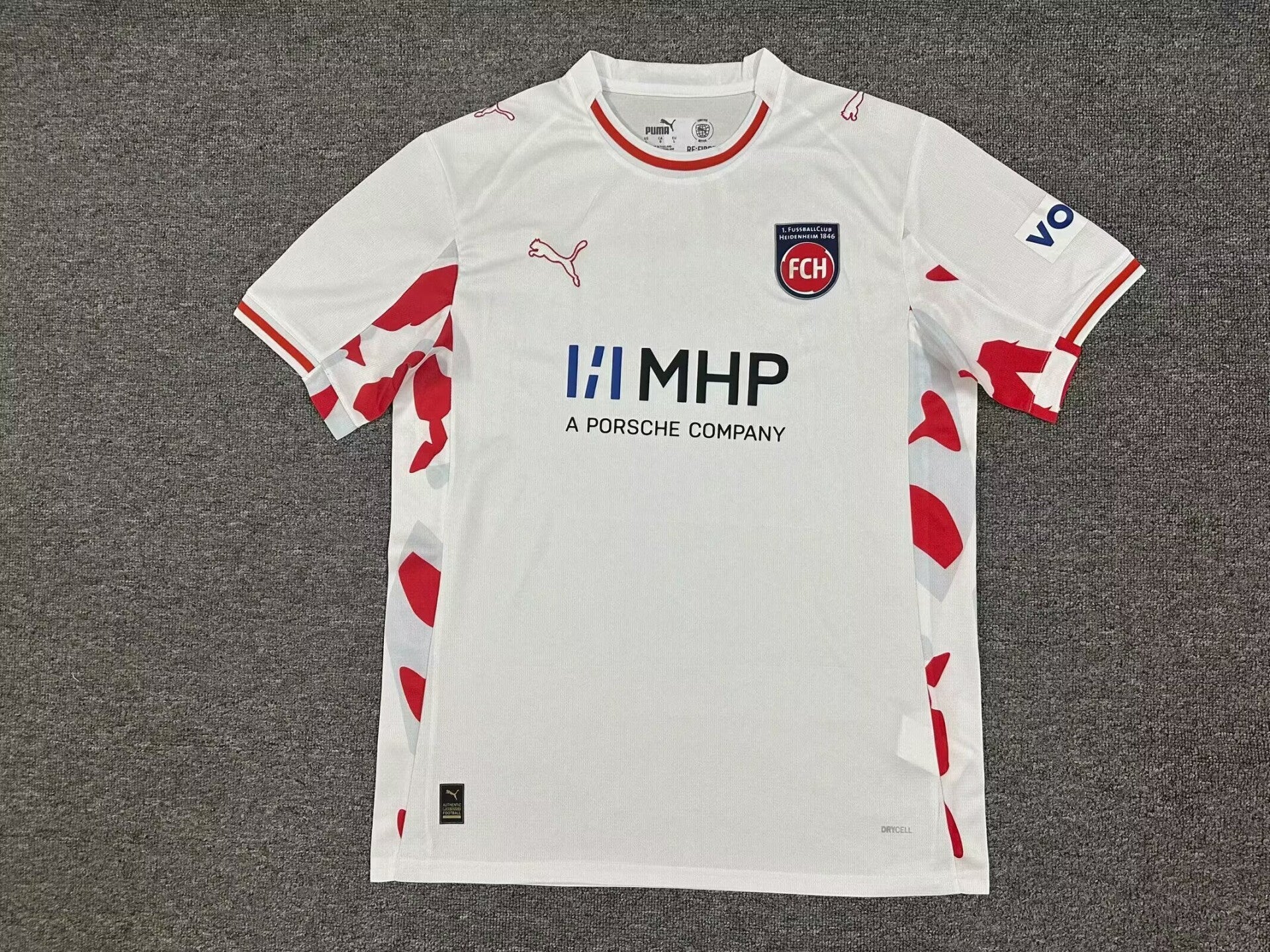 Maglia calcio trasferta terza versione fan Heidenheim 2025/2026