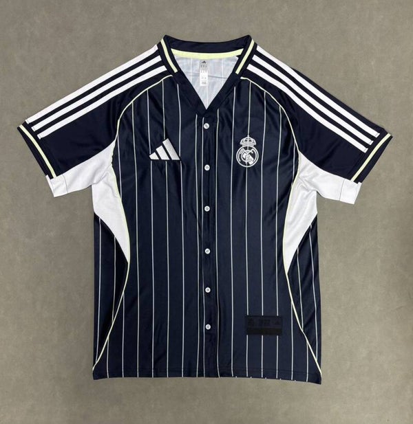 Maglia calcio baseball versione fan Real Madrid 2025/2026