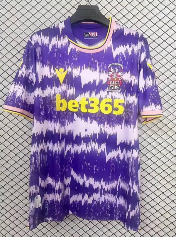 Maglia calcio trasferta versione fan Stoke City 2025/2026