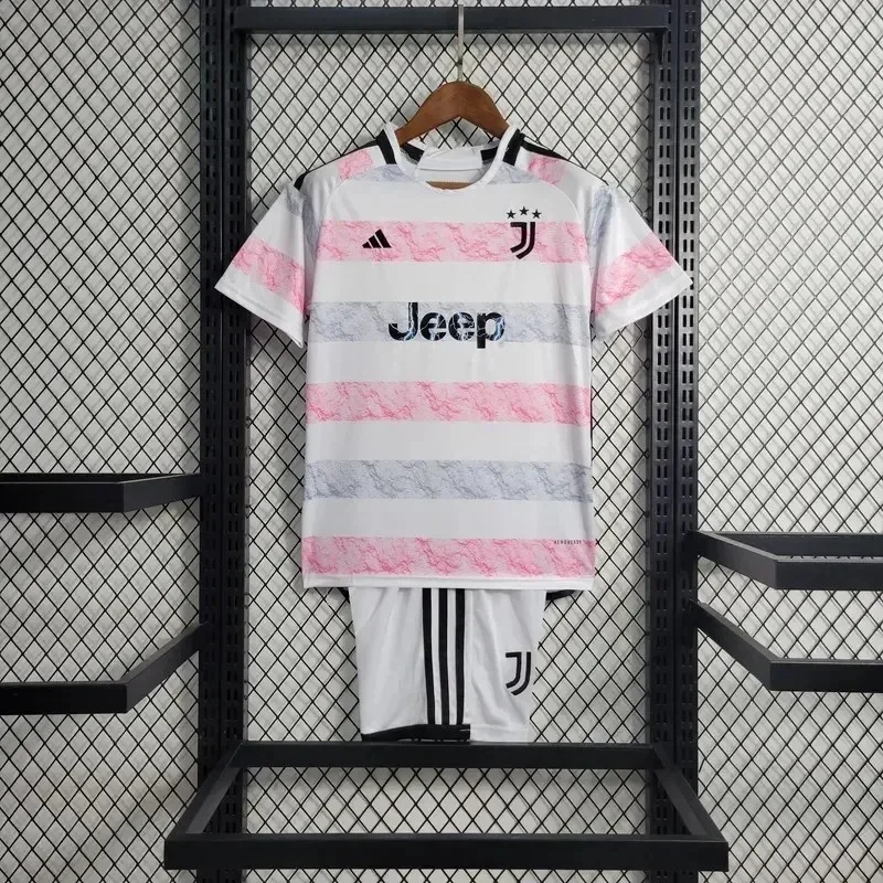 Completo calcio trasferta bambino Juventus 2023/2024