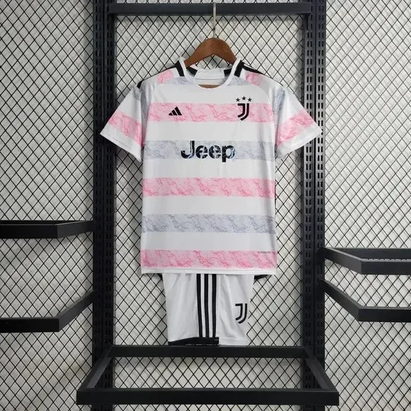 Completo calcio trasferta bambino Juventus 2023/2024