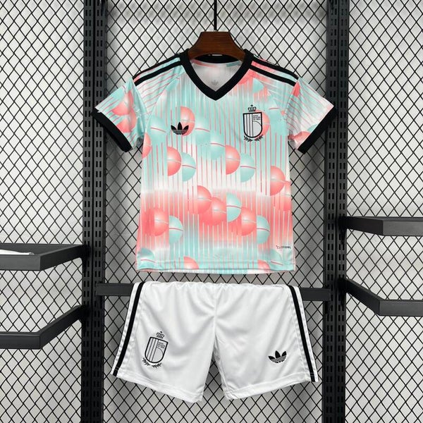 Completo calcio trasferta bambino Belgio 2026