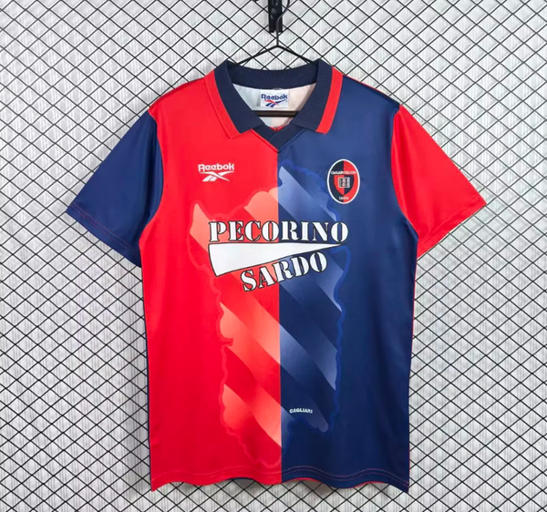 Maglia calcio casa storica retro vintage Cagliari 1996/1997