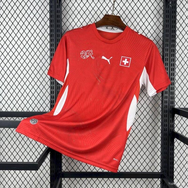 Maglia calcio casa versione fan Svizzera 2025/2026